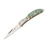 Al Mar Knives E1001AB Osprey Lockback Knife Engraved with Abalone Handles Al Mar Knives E1001AB Osprey Lockback Knife Engraved with Abalone Handles
