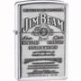 Zippo Lighters 16928 Jim Beam Pewter Label Emblem Zippo Lighter with High Polished Chrome Finish Zippo Lighters 16928 Jim Beam Pewter Label Emblem Zippo Lighter with High Polished Chrome Finish