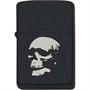 Zippo Lighters 81068 Skull Logo Zippo Lighter with Black Matte Finish Zippo Lighters 81068 Skull Logo Zippo Lighter with Black Matte Finish