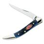Case Knives 7054 Small Texas Toothpick Pocket Knife with Jigged Navy Blue Bone Handles Case Knives 7054 Small Texas Toothpick Pocket Knife with Jigged Navy Blue Bone Handles