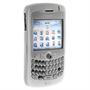 Blackberry 8300 Curve PDA Soft & Flexible Silicone Skin Case - Clear / White Blackberry 8300 Curve PDA Soft & Flexible Silicone Skin Case - Clear / White