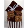 "Nana's Gourmet Brownie Sampler" Filled with 2.50 Pounds of Nana's Gourmet Brownies. SPECIAL GIFT PACKAGING for BIRTHDAYS & ALL-OCCASION Themes!!