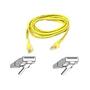 Belkin 5ft Cable Patch CAT5 UTP-4PR RJ45M YLW Snagless ( A3L791-05-YLW-S ) Belkin 5ft Cable Patch CAT5 UTP-4PR RJ45M YLW Snagless ( A3L791-05-YLW-S )