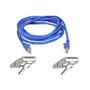 Belkin Cat-5e Snagless Patch Cable (Blue, 5 Feet) Belkin Cat-5e Snagless Patch Cable (Blue, 5 Feet)