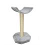 Molly and Friends "Kitty Cot" Premium Handmade One Tier Sisal Cat Scratching Post Furniture with Cradle, Model Scr/c, Beige