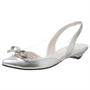 Report Women's Keaton Slingback Flat,Silver,8 M