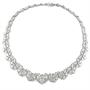 18k White Gold 64 3/8ct TDW Diamond Necklace 18k White Gold 64 3/8ct TDW Diamond Necklace