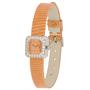 Corum Women's Orange Sugar Cube Diamond Watch Corum Women's Orange Sugar Cube Diamond Watch