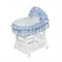 Portable 2-in-1 Blue Bassinet and Cradle Portable 2-in-1 Blue Bassinet and Cradle