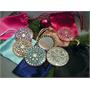 Set of 6 Purse Mirrors with Satin Pouches (India) Set of 6 Purse Mirrors with Satin Pouches (India)