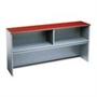 Adaptabilities Hutch for 72 Wide Worksurface, Cherry/Storm Gray, 72 x 15 x 36 (GLBA72HOCBACS Adaptabilities Hutch for 72 Wide Worksurface, Cherry/Storm Gray, 72 x 15 x 36 (GLBA72HOCBACS