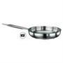 Frying Pan in Stainless Steel - Size: Dia 15 3/4 x H 2 3/8 Frying Pan in Stainless Steel - Size: Dia 15 3/4 x H 2 3/8
