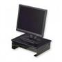 Rolodex Punched Metal Monitor Stand - Up to 35lb Monitor - Metal, Black Rolodex Punched Metal Monitor Stand - Up to 35lb Monitor - Metal, Black
