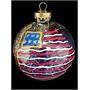 Bellisimo! America's Flag Design Hand Painted Heavy - ORNAS-0901 Bellisimo! America's Flag Design Hand Painted Heavy - ORNAS-0901