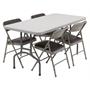 Folding Table and Chairs Package 3 - National Public Seating Folding Table and Chairs Package 3 - National Public Seating