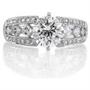 Sterling Silver 925 Cubic Zirconia CZ Ring - Size 7 Wedding Engagement Ring Jewelry Sterling Silver 925 Cubic Zirconia CZ Ring - Size 7 Wedding Engagement Ring Jewelry