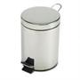Economical Step Can, Round, Steel, 1 1/2 gal, Stainless Steel Economical Step Can, Round, Steel, 1 1/2 gal, Stainless Steel