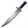 Natchez Bowie, Black Linen Micarta Handle, Leather Sheath Natchez Bowie, Black Linen Micarta Handle, Leather Sheath