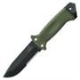 Lmf Ii A.s.e.k., Green Soft-grip Handle, Combo, Nylon Sheath Lmf Ii A.s.e.k., Green Soft-grip Handle, Combo, Nylon Sheath